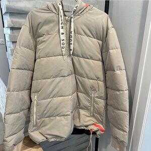 Scotch & Soda Men’s Half Zip Puffer Sweater